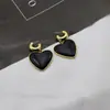Brincos de Coração Vermelho Exagerados Retro Ins Celebridade da Internet Europeia e Americana Brincos Atmosféricos Street Beats de Personalidade Temperamento para Meninas