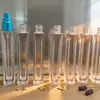 Botella de Perfume de Vidrio Redonda Cuadrada Recta de 10ml con Atomizador y Tapa de Aluminio Electroquímico, Se Puede Agregar Logo, Al Por Mayor en Stock
