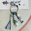 Colgante Original de Bolso de Cerámica Hecho a Mano de Yuan Xiaohong, Adorno de Borla Tejida con Cuerda de Jingdezhen, Accesorio de Bolso Artístico de Nicho