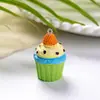 Colgante de Cupcake de Papel Simulado, Llavero de Pastel Juguete Comestible DIY, Accesorio para Bolsa, Cupcake de Papel en Miniatura