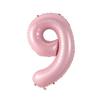 Globo digital de aluminio de 40 pulgadas transfronterizo azul nacarado rosa nacarado niños decoración día 100 diseño de boda