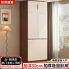 Armario para Dormitorio Principal del Hogar 2026 Modelo Nuevo Estilo Mid-Century Gabinete de Almacenamiento Segmentado Simple para Habitación de Alquiler Armario de Madera con Colgador
