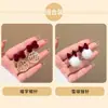 Pendientes rojos de Año Nuevo para mujer, otoño e invierno, con lazo, con clip para las orejas, nuevos pendientes de perla de Año Nuevo 2024
