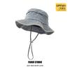 Chapéu de pescador jeans respirável para áreas externas, chapéu feminino de verão 2025, novo chapéu de sol masculino com proteção UV para mulheres