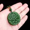 Atacado Pingente Verde Fortuna Espinafre Joias Pulseira de Jade Fornecimento ao Vivo de Fabricantes Mongóis
