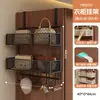 Cesta colgante para la cama, instalación sin taladro, estante de almacenamiento multifuncional para dormitorios universitarios, organizador de mesita de noche