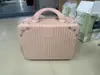 Maleta de Maquiagem em Estoque para Mulheres, Mala Pequena Portátil, Bolsa de Armazenamento para Viagem, Mala Pequena de Couro para Mulheres 14 polegadas Mala para Venda por Atacado