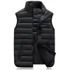 Chaleco Grueso de Algodón con Relleno de Plumón Nuevo para Otoño e Invierno 2026 para Hombres Jóvenes, Chaleco Chaqueta Casual de Talla Grande de Moda para Hombre
