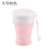 Venta al por mayor de fábrica Taza plegable de silicona Taza de viaje simple y creativa Taza portátil Taza para exteriores Taza retráctil