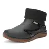 Botas de Chuva Curtas da Moda para Homens, Sapatos Impermeáveis Antiderrapantes, Sapatos de Borracha para Cozinha, Lavagem de Carro, Botas de Água Resistentes ao Desgaste para Canteiro de Obras, Forradas com Lã para Aquecimento
