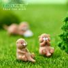 Chen Jun elabora pequeñas nutrias DIY micro paisajismo regalo para estudiantes decoración llavero colgante accesorios de decoración de suculentas