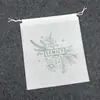 Bolsas de cordón no tejidas con impresión personalizada para zapatos y pantuflas, Bolsas de almacenamiento a prueba de polvo, Bolsas de cordón no tejidas hechas a medida para muebles