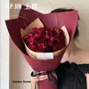 Shangjin 150g Papel de Kapok Engrosado Flor de Papel Empaque Color Puro Cartón Rígido Papel Fenghua Papel de Modelado Papel de Envoltura Floral