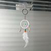 Especial transfronterizo para nuevos mini atrapasueños, adornos pequeños, colgante para coche, llavero, decoración de plumas