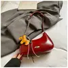 Bolsa Pequena Vintage para Mulheres, Nova Bolsa de Ombro Transversal com Corrente Casual Primavera 2026, Bolsa Tendência para Sobrancelha para o Dia a Dia