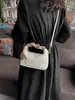 Bolso de mano vintage de rayas verticales transfronterizo para mujer, nueva moda de invierno 2025, bolso versátil de hombro y cruzado para mujer, en stock