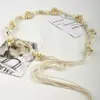 Cinturón Estilo Bohemio para Mujer con Cuentas de Madera, Cuerda de Cera Natural Tejida a Mano Estilo Vacaciones, Cinturón y Cuerda de Cintura Estilo Étnico para Mujer
