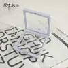 Caja de Almacenamiento con la Misma Película a Prueba de Polvo, Soporte para Exhibición de Joyas, Caja Flotante de Joyería Pe, Caja de Joyería Sellada