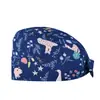 Gorro de Trabajo Dental Oral Gorro de Calabaza Gorro con Estampado de Dibujos Animados para Hospital de Mascotas Gorro Quirúrgico para Doctor y Doctora