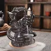 Queimador de Incenso de Refluxo Cerâmico Dragão Costas Chaofan Decoração Criativa Incenso Atacado