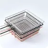 Popular Mini Cesta para Freír, Cesta para Snacks de Pollo Frito de Restaurante, Cesta de Postre Estilo Americano, Cesta Creativa para Freír Papas Fritas, Bandeja para Papas Fritas