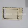 Accesorios para Imán de Refrigerador Marco de Fotos Redondo DIY Montaje Bordado Letreros Pieza de Madera Hecho a Mano Tie-Dye Brocado de Canción Brocado Zhuang Tablero Base Marco de Madera