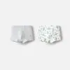 Balabala Roupa Íntima Infantil Masculina Boxer de Modal com Forro Antibacteriano Não Marca Pele Amigável Pacote com Dois
