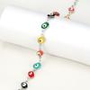 Pulsera de Ojo de Color Bohemio Pulsera de Ojo de Demonio Moda para Mujer Personalidad Retro Transfronteriza Nuevos Accesorios de Acero de Titanio
