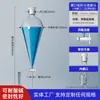 Embudo de Decantación de Vidrio con Forma de Pera, Llave de PTFE, Separador de Líquidos y Aceites, Embudo de Adición con Forma de Pera para Uso en Laboratorio