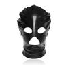 Brinquedos sexuais suprimento de armazém nuvem headgear de couro patente elástico preto alternativa Baotou brinquedo de flerte máscara suprimentos para adultos
