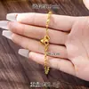 Pulsera Trenzada de Joyería del Sudeste Asiático Transfronteriza para Mujer, Tobillera de Oro Arena Vietnamita, Estilo Popular, Color Duradero, Set de Imitación