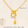 Tienda de Oro Mismo Estilo Collar de Riqueza Instantánea Chapado en Oro para Mujer, Versátil y Elegante, Trébol de Cuatro Hojas, Mariposa, Calabaza, Brújula Collar Venta al por Mayor