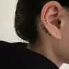Estilo Retro Minimalista Moda Versátil Mini Perla Redonda Aro Liso Ganchos para Oreja de Plata Pura Pendientes Simples para Estudiantes Venta al por Mayor