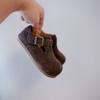 Nuevos Zapatos de Otoño 2025 para Niñas Pequeñas, Zapatos de Moda Retro Birkenstock, Estilo Coreano, Versátiles Zapatos de Cuero de Moda para Niñas