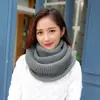 Bufanda Pulóver Estilo Coreano para Estudiantes para Mujer, Calentador de Cuello de Lana Grueso Versátil para Otoño e Invierno para Hombres y Mujeres, Nuevo y Moderno Envoltorio de Cuello Coreano
