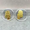 Concha de Agua Oro Puro 999 Tesoro de Riqueza Gato de la Fortuna Pegatina Dorada para Teléfono Móvil Tienda de Oro Promoción de Transmisión en Vivo Regalo para Atraer Clientes