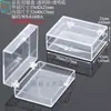 Caja de Empaque Transparente para Uñas Postizas tipo Flip Caja para Pulsera Brazalete Caja con Bisagra Pegatina de Refrigerador Caja de Cristal Caja con Cierre Caja de Material Plástico