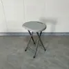 Taburete Plegable de Plástico Taburete Alto Taburete Portátil para Exterior Silla para el Hogar Baño Ahorro de Espacio Silla Mesa de Comedor Taburete Redondo Banco Pequeño