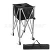Carrito de tenis plegable, portátil, de aleación de aluminio, con estructura móvil, para recoger y entrenar.