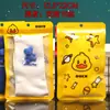 Bolsa de empaque para ropa interior de PE bolsa para traje de baño bolsa con cremallera para ropa interior de niños calcetines toalla leggings bolsa transparente venta al por mayor