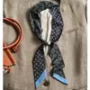 Bufanda de Seda para Mujer, Collar de Verano, Bufanda Perezosa, Colgante, Bufanda Fina para el Cuello, Cinta para el Cabello, Protector de Cuello, Bufanda Pequeña de Perlas para la Clavícula, Tira Larga