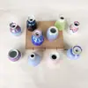 Adornos de Mini Arreglos Florales de Cerámica de Jingdezhen, Jarrones Pequeños de Porcelana, Jarrones de Cerámica de Jingdezhen, Adornos para Sala de Estar, Recipientes Pequeños para Flores Frescas