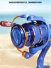 Carrete de Micro-Spinning Metálico Especial para Pesca en el Mar, Doble Manivela, Lanzamiento a Larga Distancia, Bobina Baja, Carrete de Pesca, Carrete para Hilo de Pesca, Carrete de Pesca al por Mayor