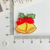 Cartoon Bonito Papai Noel Bell Acrílico Patch Broche DIY Jóias Acessórios Hairpin Material Artesanal