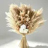 Ramo de Flores Secas, Hierba de la Pampa Más Vendida de Amazon, Juncia, Gypsophila, Flores Secas Serie Rosa, Regalo para el Día de San Valentín Chino y Navidad