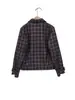 ZA Traje de Cuadros Retro Nuevo Transfronterizo Chaqueta con Solapa para Mujer Doble Botonadura Corta Holgada Manga Larga Ropa Exterior Casual para Viajes
