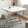 Mesa Dobrável Simples Mesa de Jantar para Casa de Aluguel Mesa de Jantar Portátil para Casa Mesa Redonda Barraca Exterior Mesa Quadrada Pequena