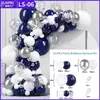 Diseño de evento de fiesta temática de traje de globo transfronterizo, decoración de cumpleaños de boda, decoración de ceremonia de boda, cadena de globos