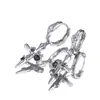 Design de nicho estilo frio brincos de argola com cruz design de personalidade brincos de tarraxa doces e cool de alto nível para amantes de homens e mulheres