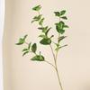 Hoja artificial de tres puntas Hoja de pensamiento Hoja de menta Tacto planta artificial planta verde accesorios para arreglos florales decoración suave para el hogar